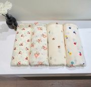 Khăn mặt muslin, khăn tắm muslin nhiều màu cho bé giá rẻ